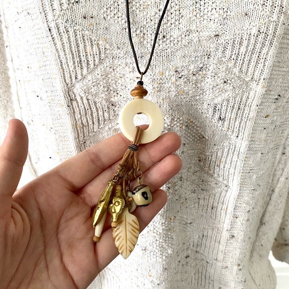 Boho Charm Necklace - Picture 2 of 2